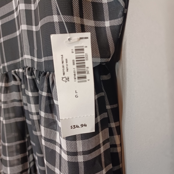 Old Navy Black and White Dress Size Large - Picture 3 of 5